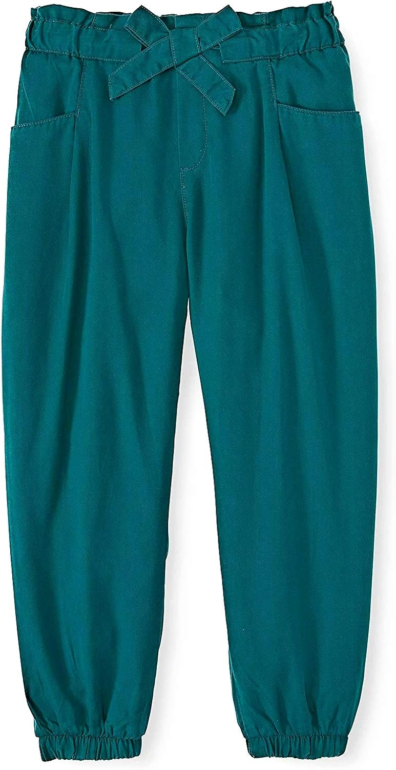 wondernation 女孩束腰裤(xl 码 哈士奇 14/16,古青色)